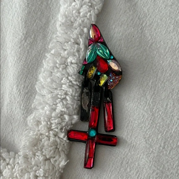 Bill Schiffer resin Earrings - Picture 4 of 5